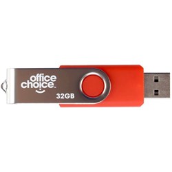 Office Choice USB2.0 Drive 32GB Rotating Silver