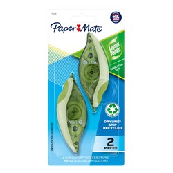 Paper Mate Liquid Paper Correction Tape Dryline Grip Recycled Pack Of 2