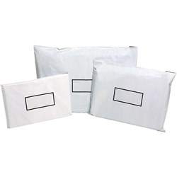 Italplast Courier Bag 5kg 375 x 550mm White Pack Of 50