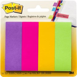 Post-It 671-4AU Page Markers 22x73mm Floral Fantasy 50 Sheet Pad Pack of 4