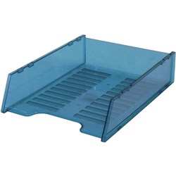 Italplast Document Tray Multifit Translucent Tinted Blue