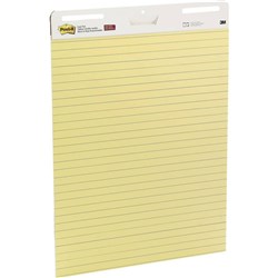 Post-It 561 Easel Pad Self Stick 635x775mm Lined Yellow