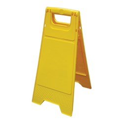 Edco Contractor A-Frame Signs Blank Yellow