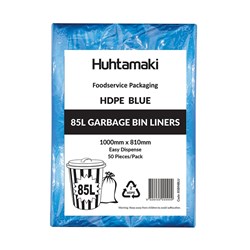 85L Garbage Bag Blue Pack of 50