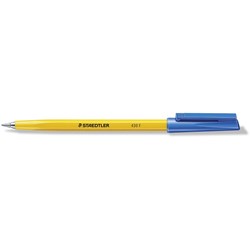 STAEDTLER STICK PENS 430 FINE BLUE - BOX 10