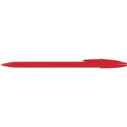 BIC ECONOMY BALL PEN MEDIUM RED BOX 12